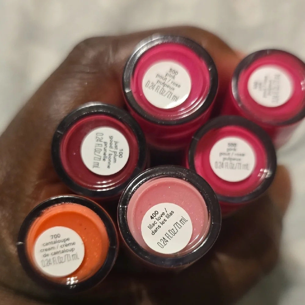 6 Almay Lip Gloss Collection - Bold Pink, Orange, Red - Picture 4 of 6